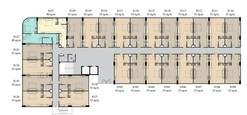 Apartamento 1 habitación 32 m² Phuket, Tailandia